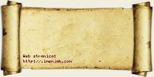 Jana Burgić vizit kartica